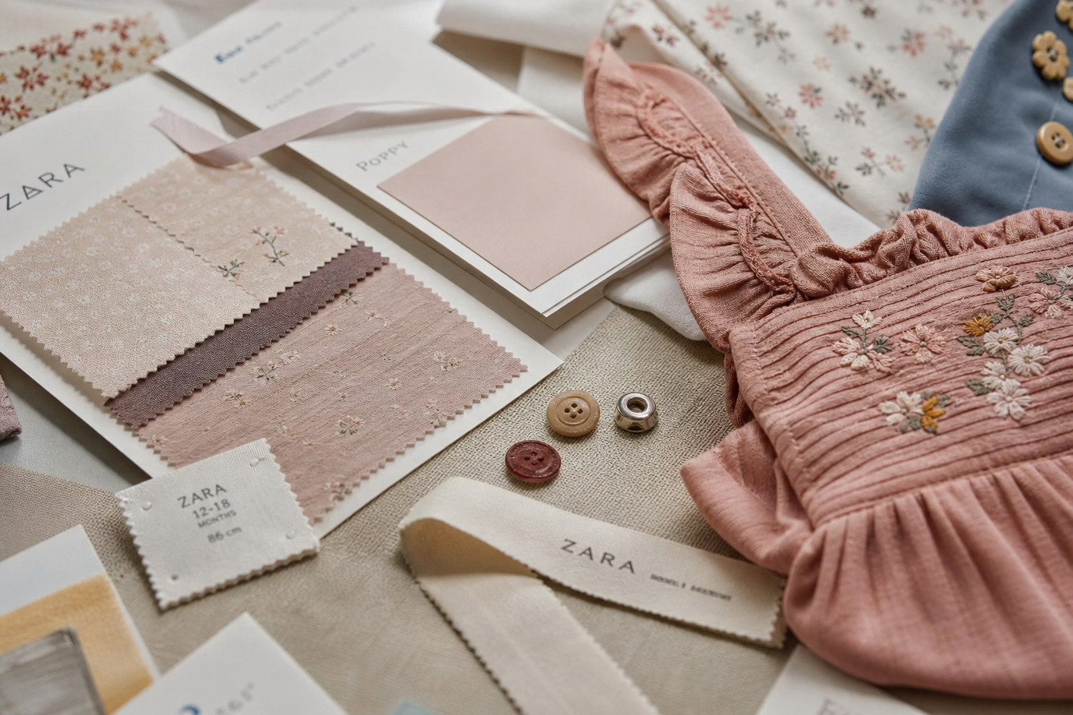 Kidswear development detail scene
