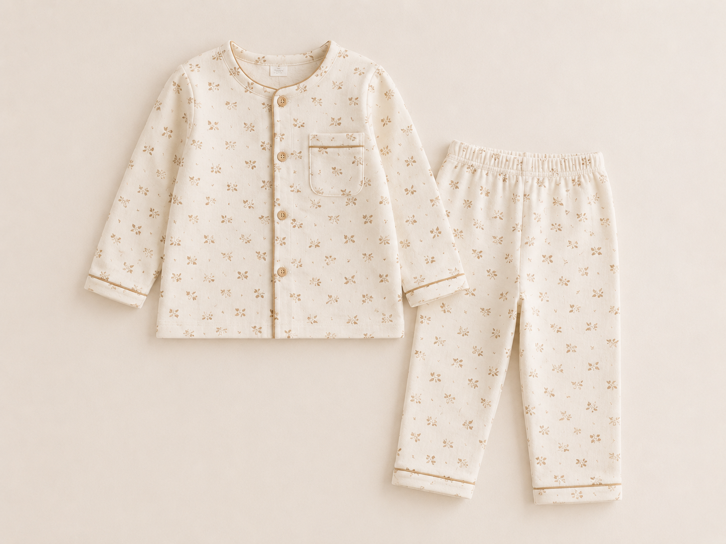 Soft Pajama Set Front View